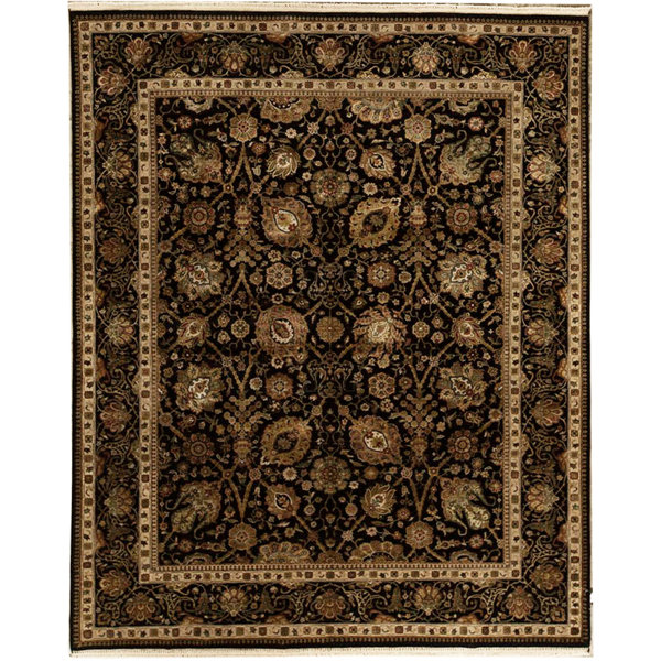 Bokara Rug Co., Inc. HandKnotted HighQuality Black Area Rug Wayfair